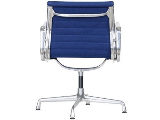 Vitra Eames EA108 blue hopsak aluminium group chair 4a