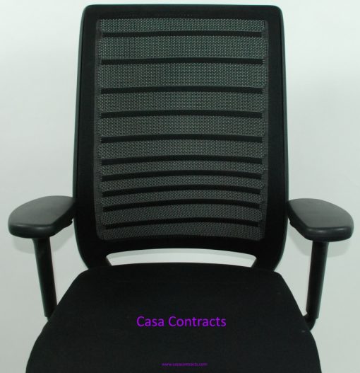 nterstuhl Hero 172H chair black fabric base mesh back 2