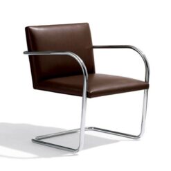 Knoll Brno in Cognac leather with chrome frame