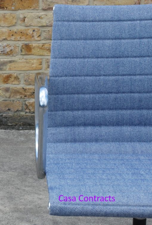 Vitra Eames EA108 Ice Blue Hopsak Aluminium Group Chair 10