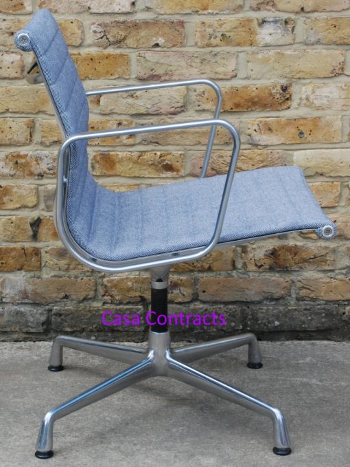 Vitra Eames EA108 Ice Blue Hopsak Aluminium Group Chair 5
