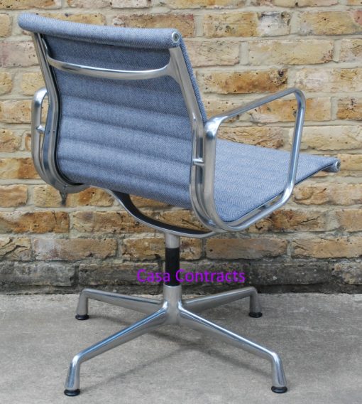 Vitra Eames EA108 Ice Blue Hopsak Aluminium Group Chair 6