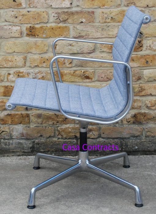 Vitra Eames EA108 Ice Blue Hopsak Aluminium Group Chair 8