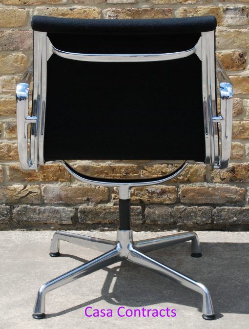 Vitra Eames EA108 Black Hopsak Aluminium Group Chair 3