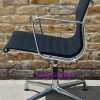 Vitra Eames EA108 Black Hopsak Aluminium Group Chair 5