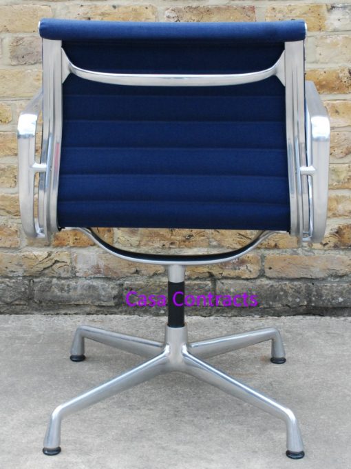 Vitra Eames EA108 Blue Hopsak Aluminium Group Chair 4