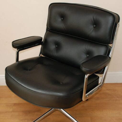Vitra Eames ES105 Black leather lounge chair Casa Contracts 15