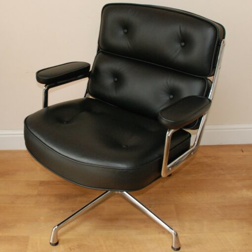 Vitra Eames ES105 Black leather lounge chair Casa Contracts 16