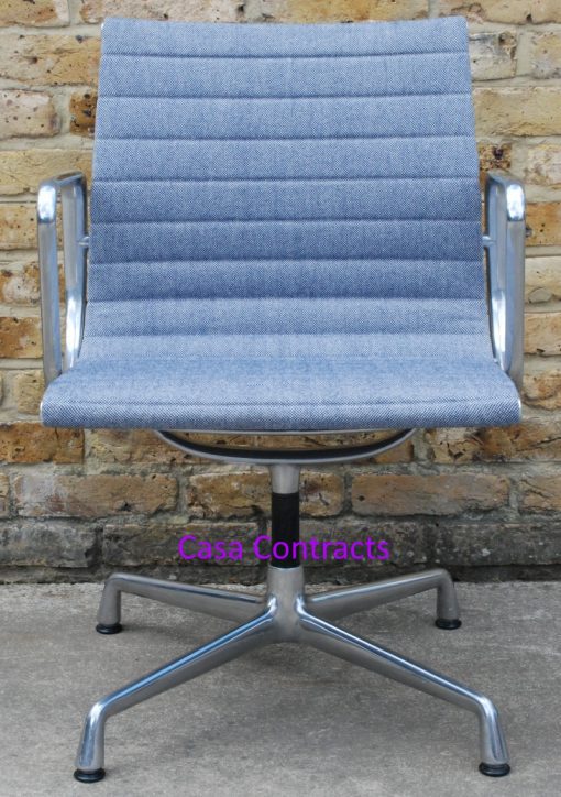 Vitra Eames EA108 Ice Blue Hopsak Aluminium Group Chair 2